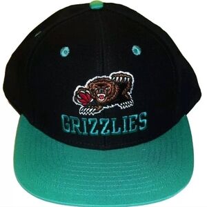 Memphis Vancouver Grizzlies Grizz Mens Adidas Snapback hat Black Teal Nba New